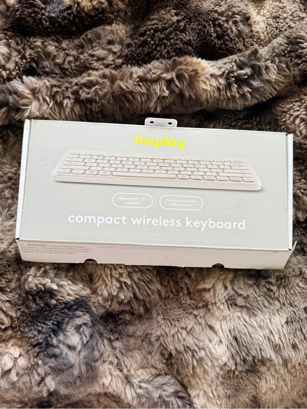 heyday Compact Wireless Keyboard - Cream